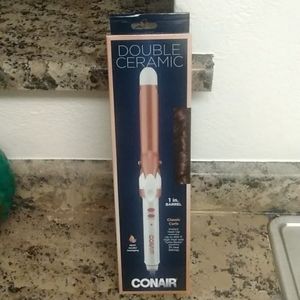 Conair Double Ceramic Curling Iron 1"